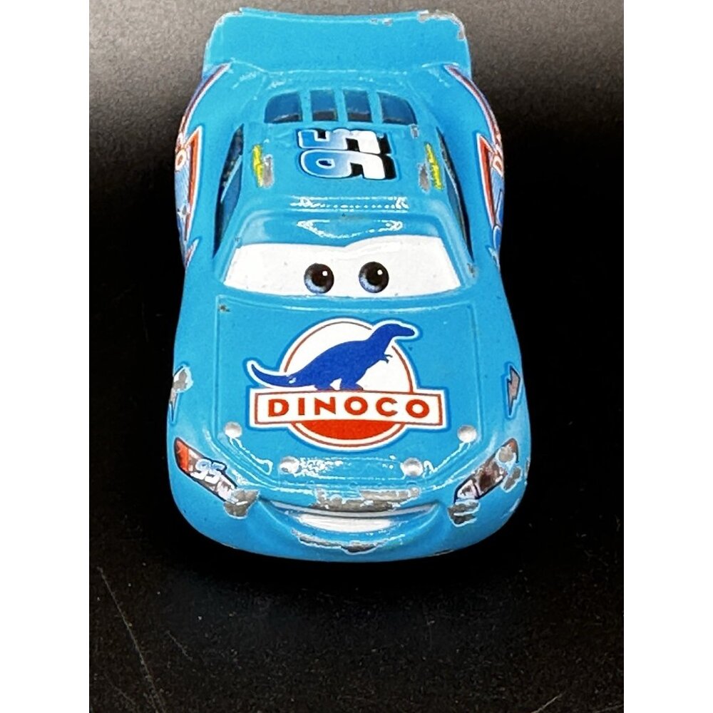 Disney Pixar Cars Lightning McQueen Dinoco Blue 95 1:55‎ Diecast Metal Movie